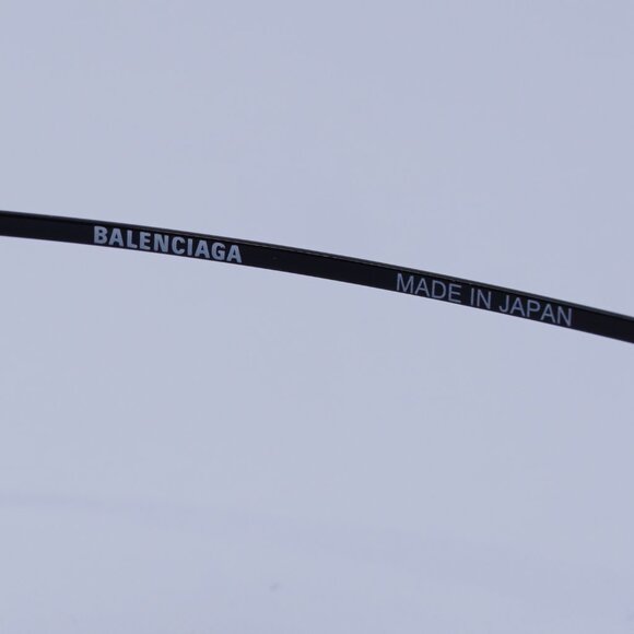 Balenciaga BB0350S 001 Sunglasses Black Cat Eye Frame, Grey Lenses - Picture 7 of 10